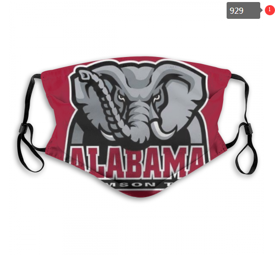 NCAA Alabama Crimson Tide #9 Dust mask with filter->ncaa dust mask->Sports Accessory